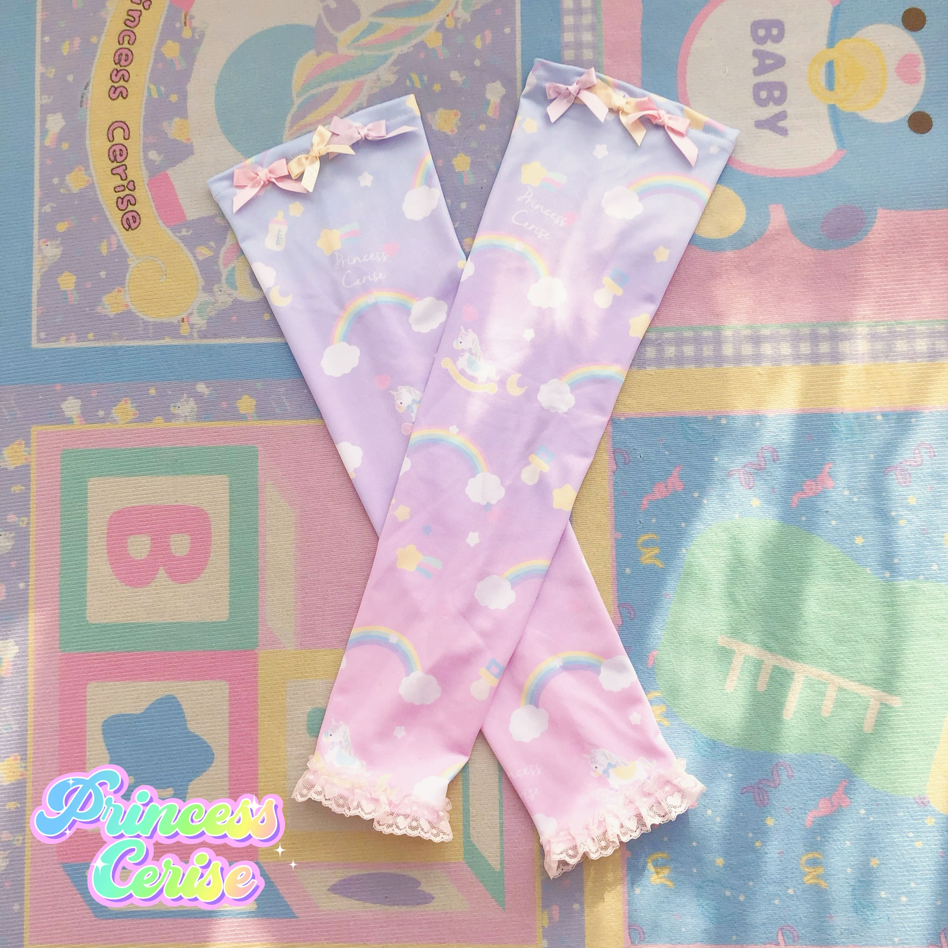 「Princess Cerise」ハンドメイドカワイイアームウォーマー